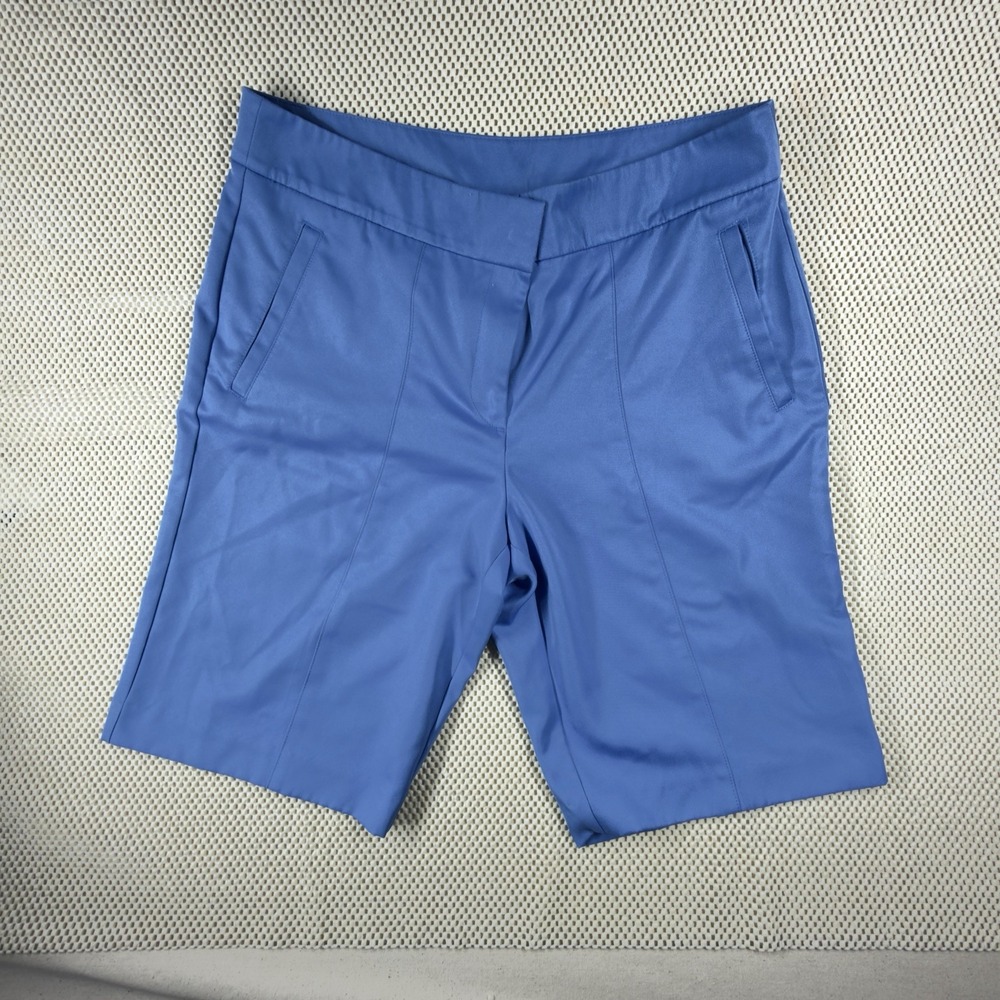 Izod Women's Blue Golf Shorts, Size 12, with Slit Pockets, Lightweight, Outdoor